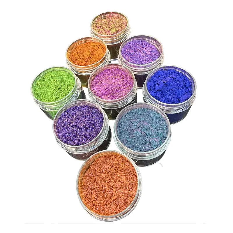 High-Chroma krycí chameleon pigmenty pro intenzivní oční stíny